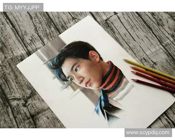 足球球星肖像画彩铅头像展示个性与魅力完美融合的艺术作品